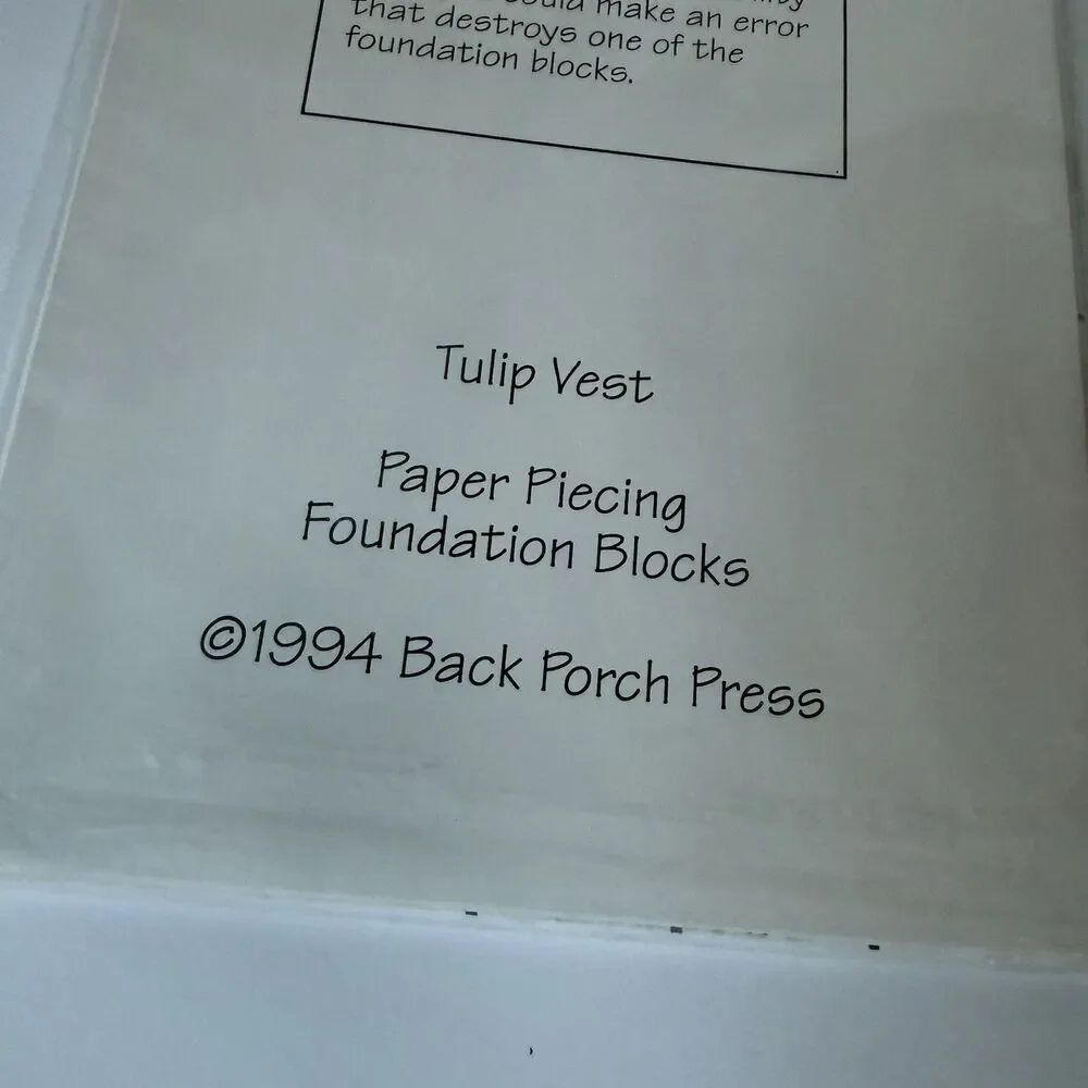 Back Porch Press vtg 90s